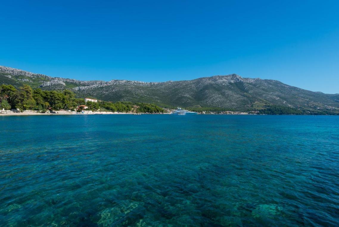 Luxury Beachfront Villa Mare With Private Pool At The Beach Orebic - Peljesac Bagian luar foto